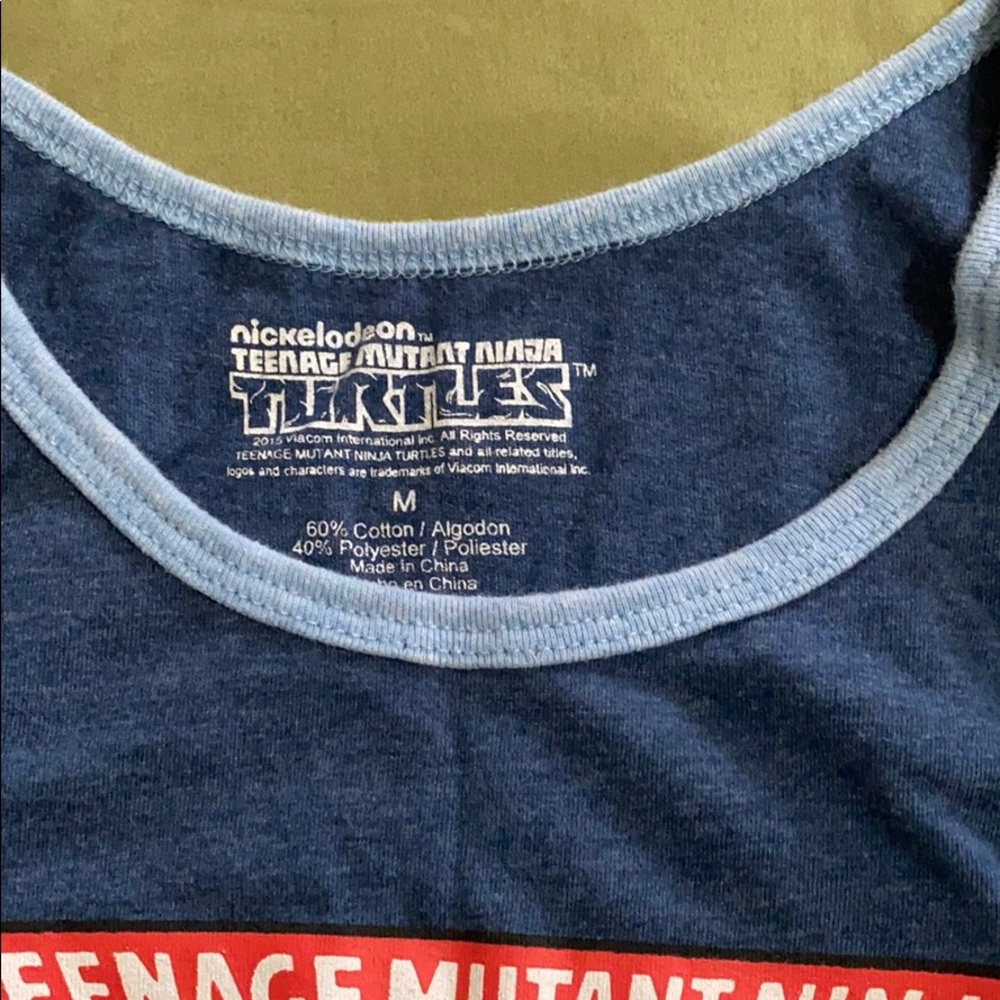 Teenage ninja turtles tank top; M - Picture 4 of 4